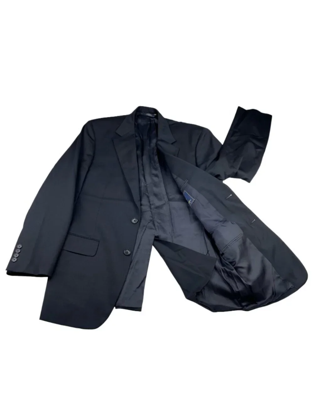 Brooks Brothers Men's 1818 Madison 100% Wool 2-Button Blazer Navy • USA • 40R